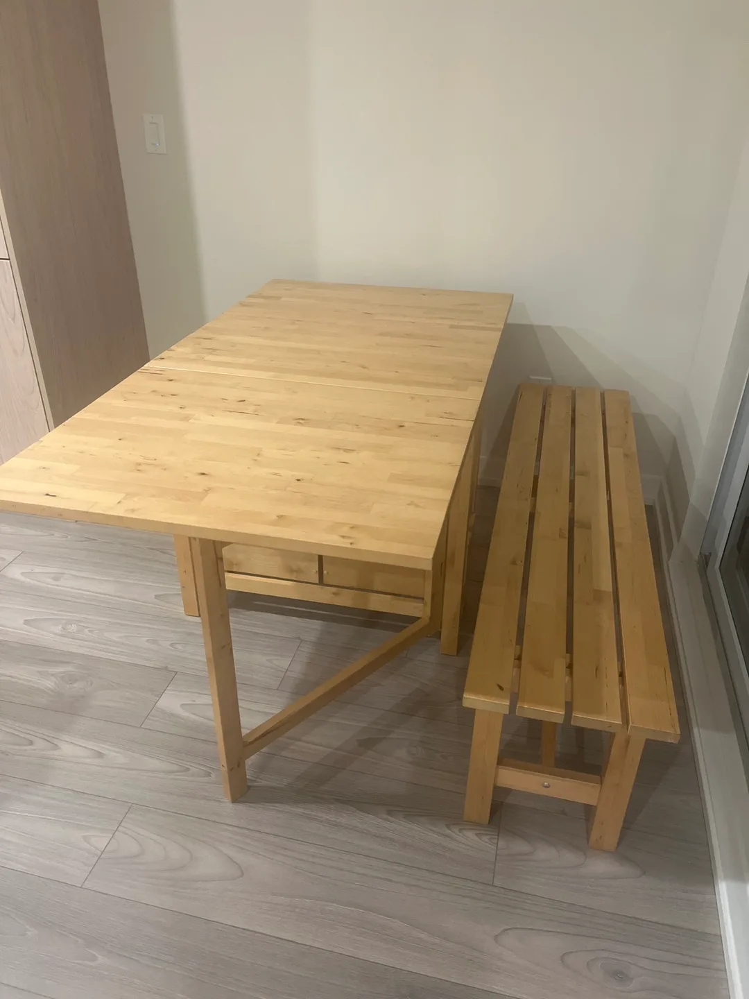 IKEA NORDEN Extendable Table's Bench thumbnail