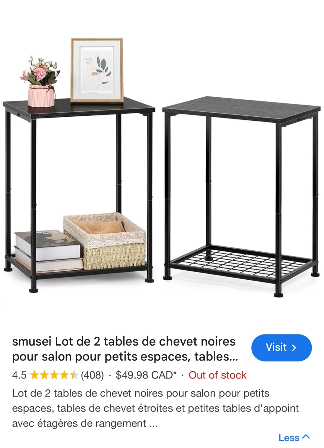 White Smusei Side Table image indicator(4)