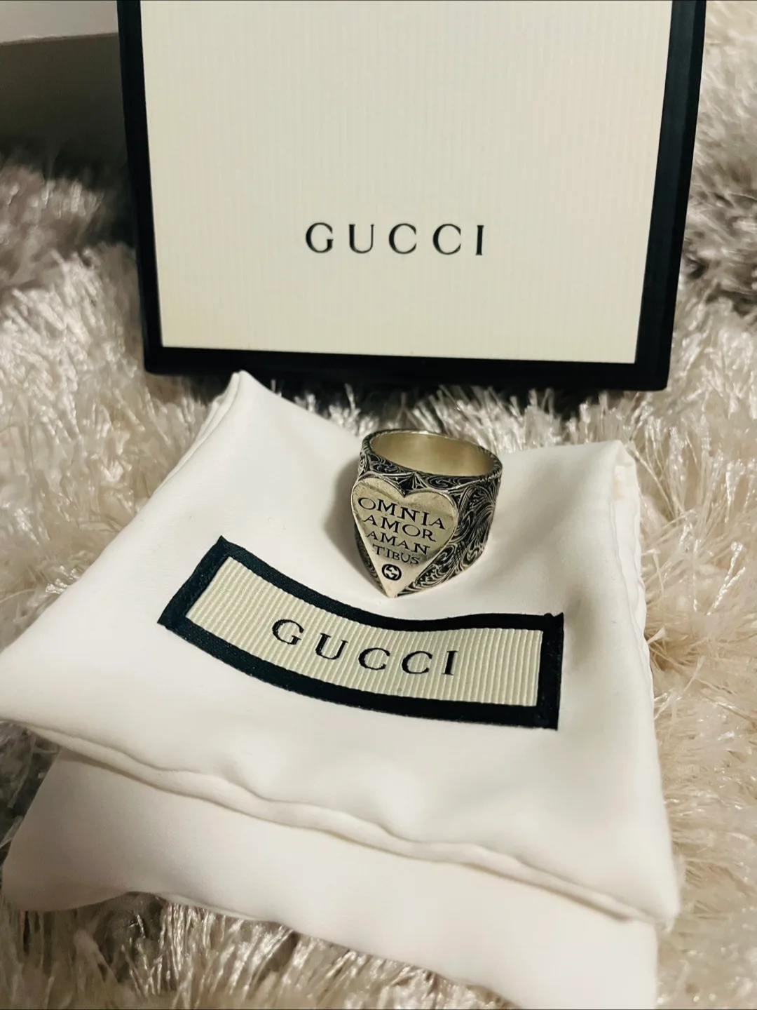 Gucci Silver Ring Size M thumbnail