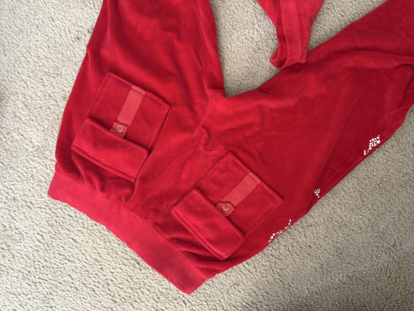 Juicy Couture Red Velour Tracksuit - photo 5