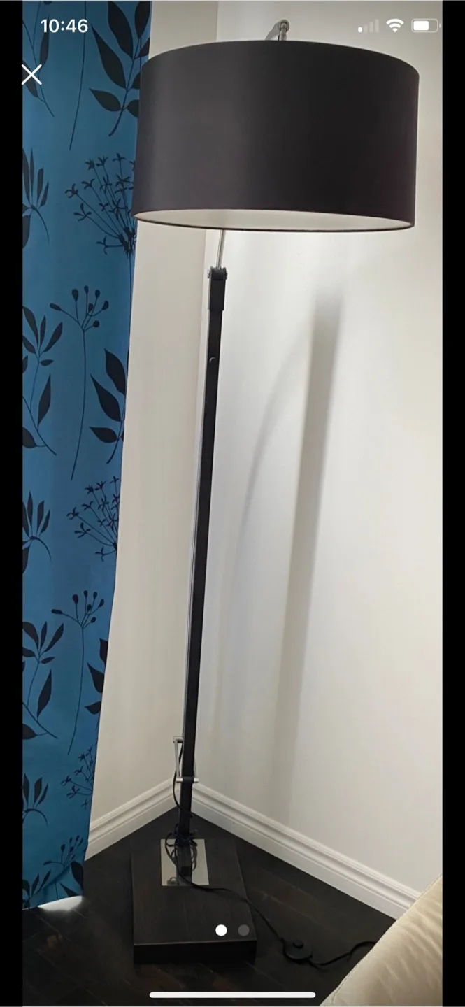 Black Floor Lamp it is connected with they pyramids above thumbnail