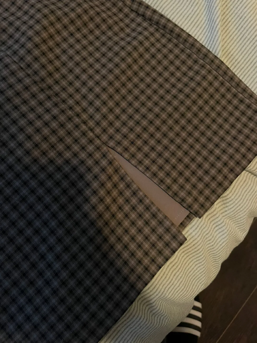 Oak + Fort Plaid Mini Skirt - Size 6 image indicator(4)