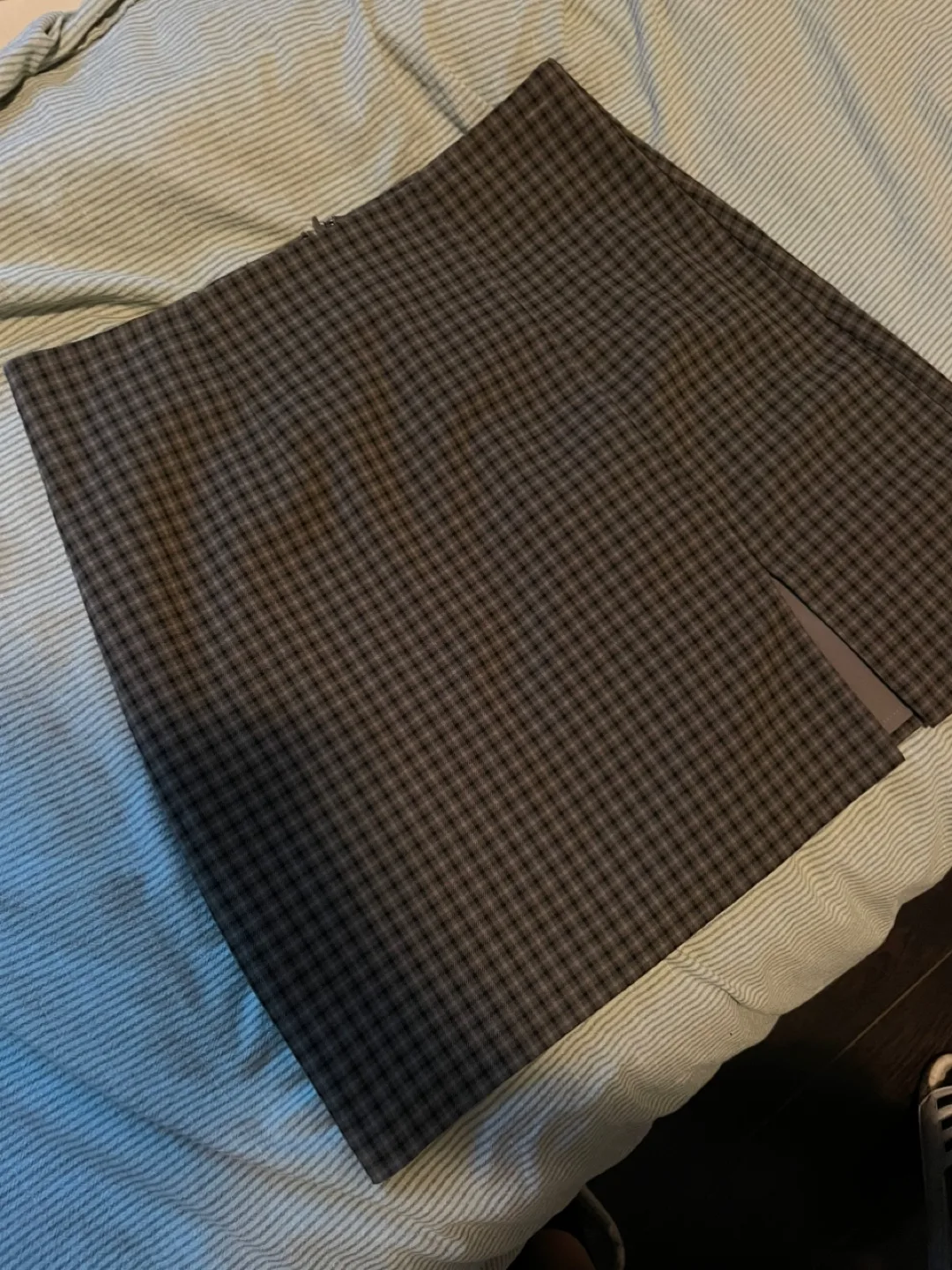 Oak + Fort Plaid Mini Skirt - Size 6 thumbnail