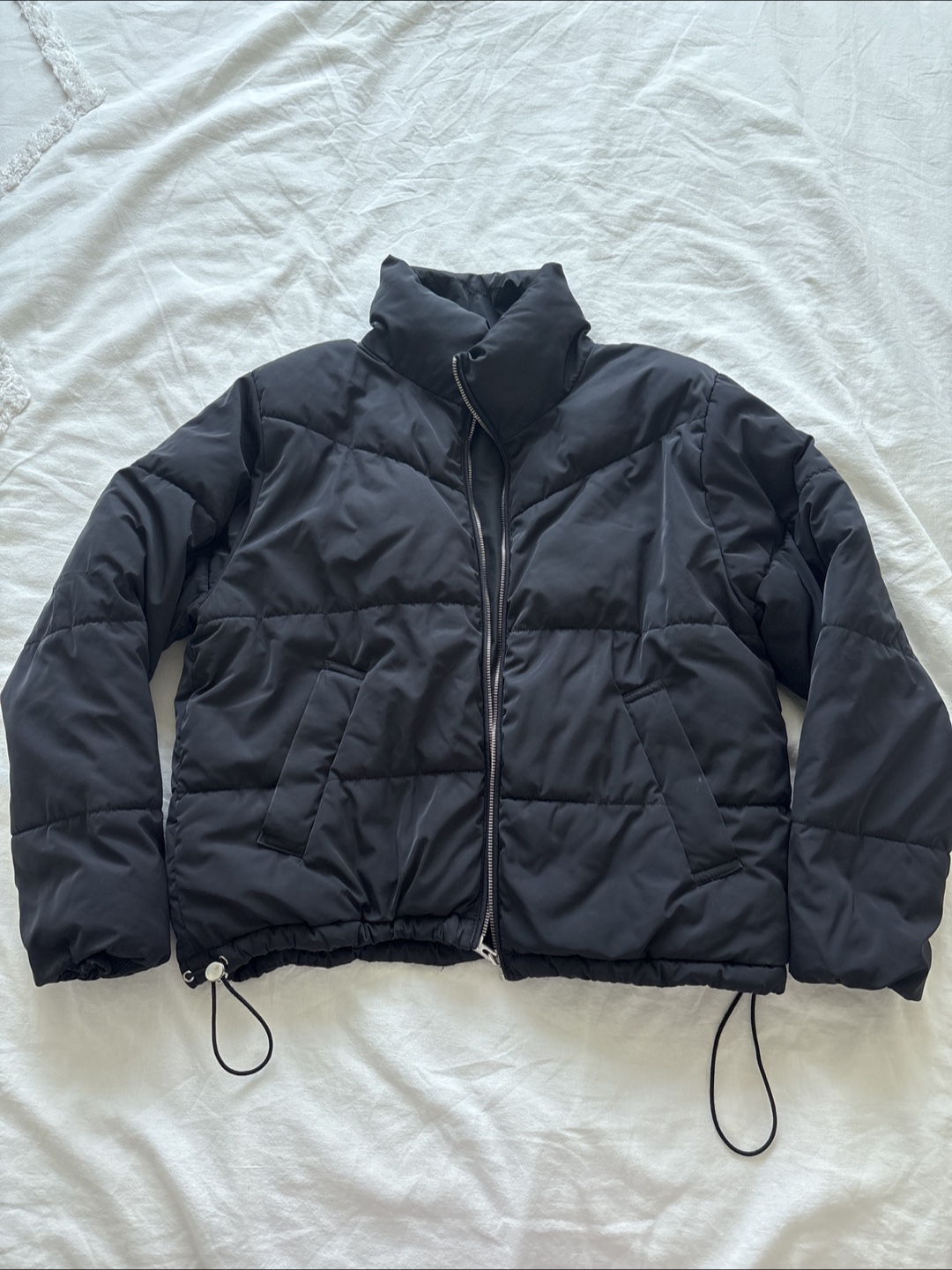 Black Puffer Jacket H&M