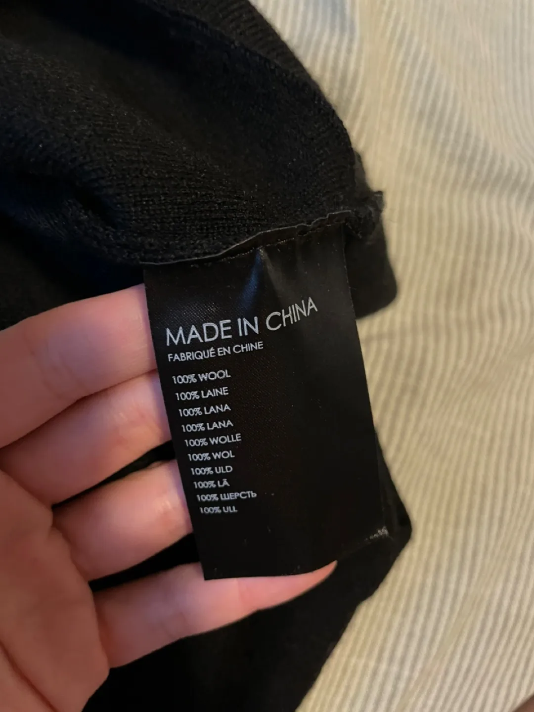 Club Monaco Black Wool Top XS image indicator(4)