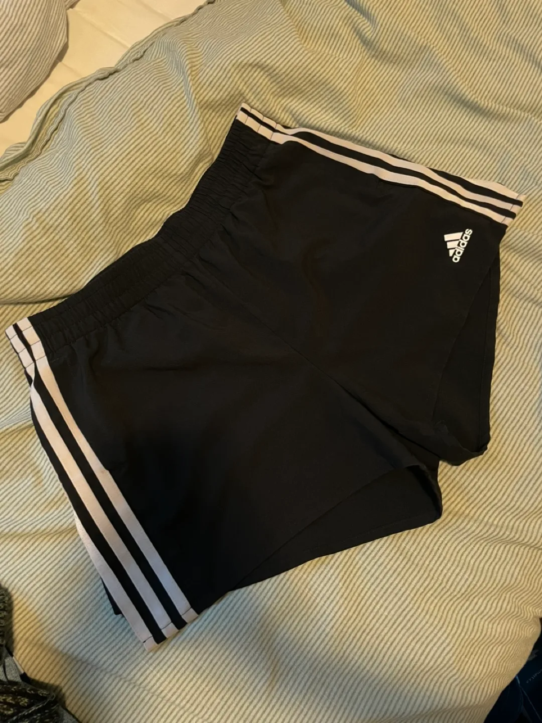Adidas Black Shorts with pockets- Size S image indicator(2)