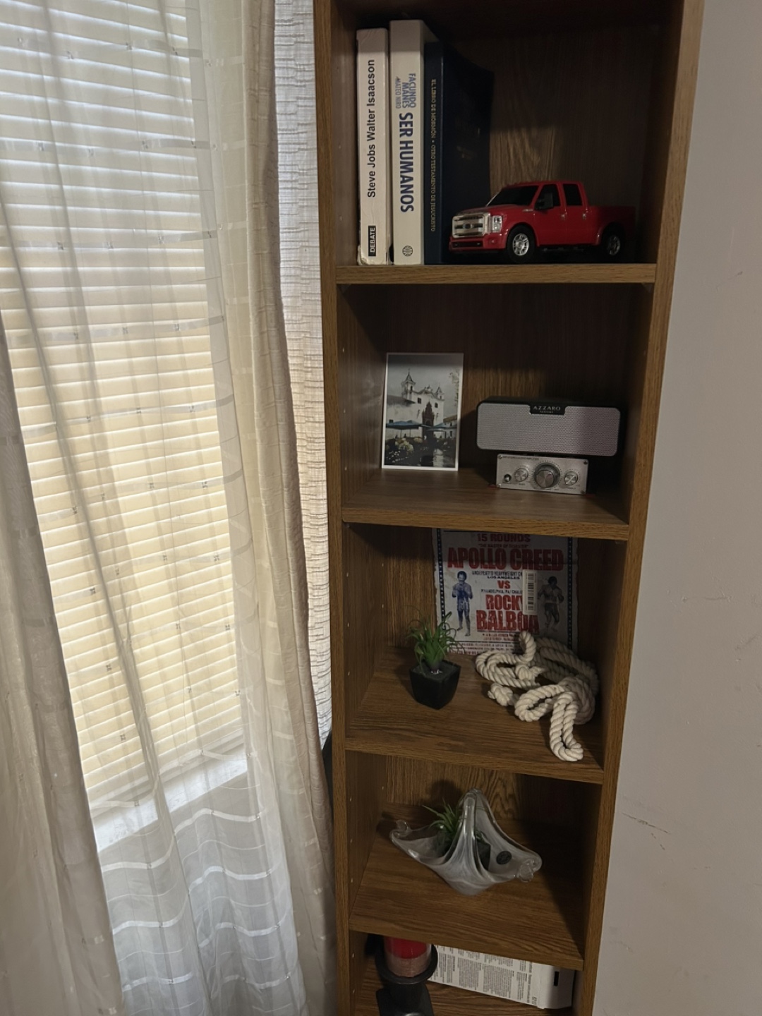 Tall Wooden Bookshelf - photo 2