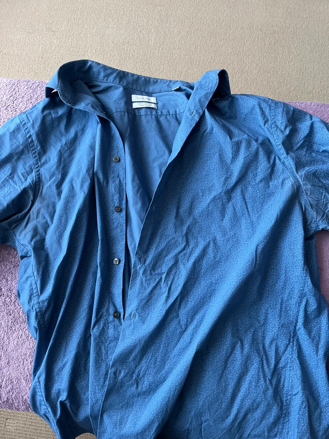 Calvin Klein Slim Fit Stretch Shirt - XL canada 🇨🇦 thumbnail