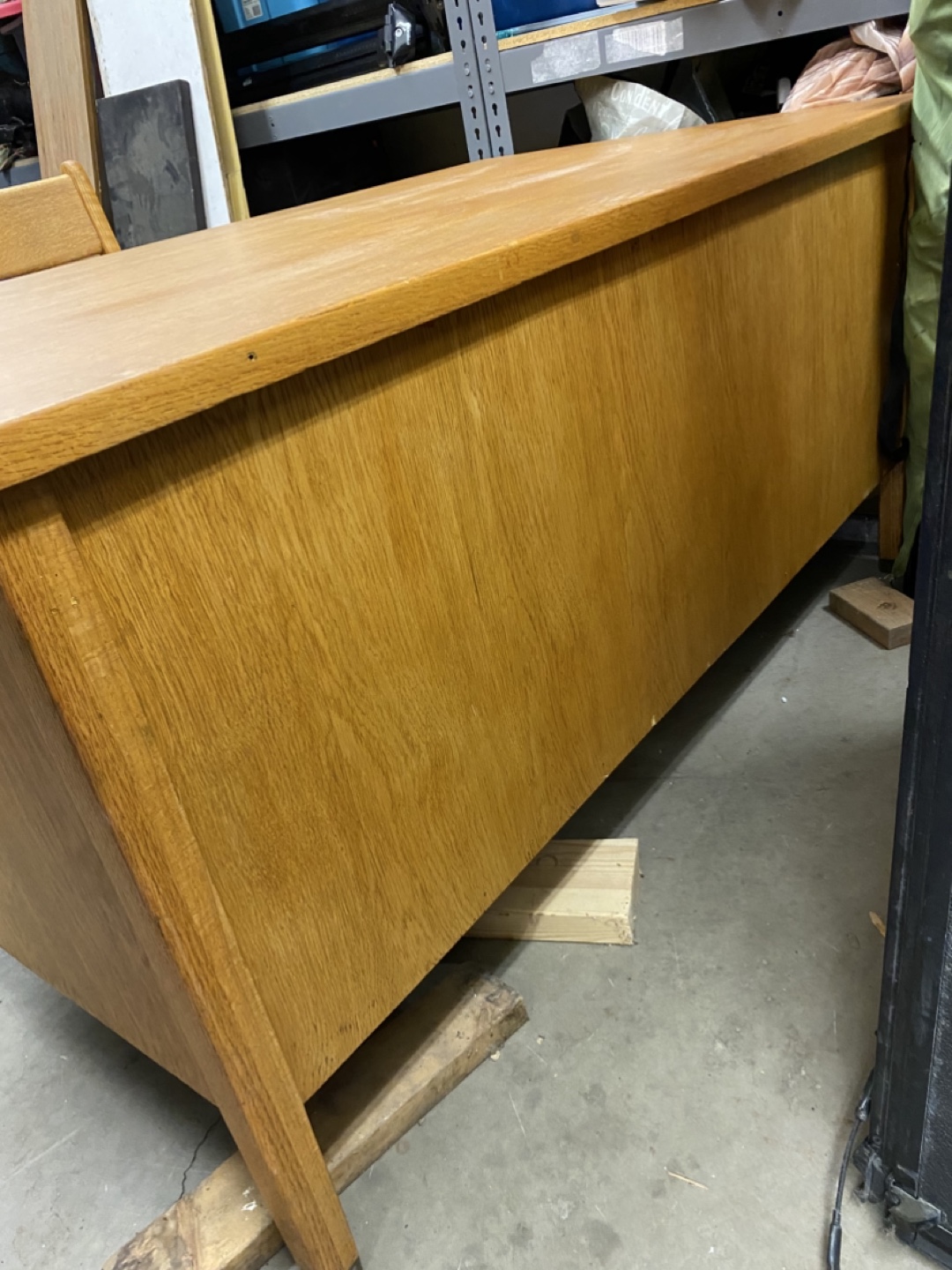 Vintage Oak Desk and Chair Set - photo 2