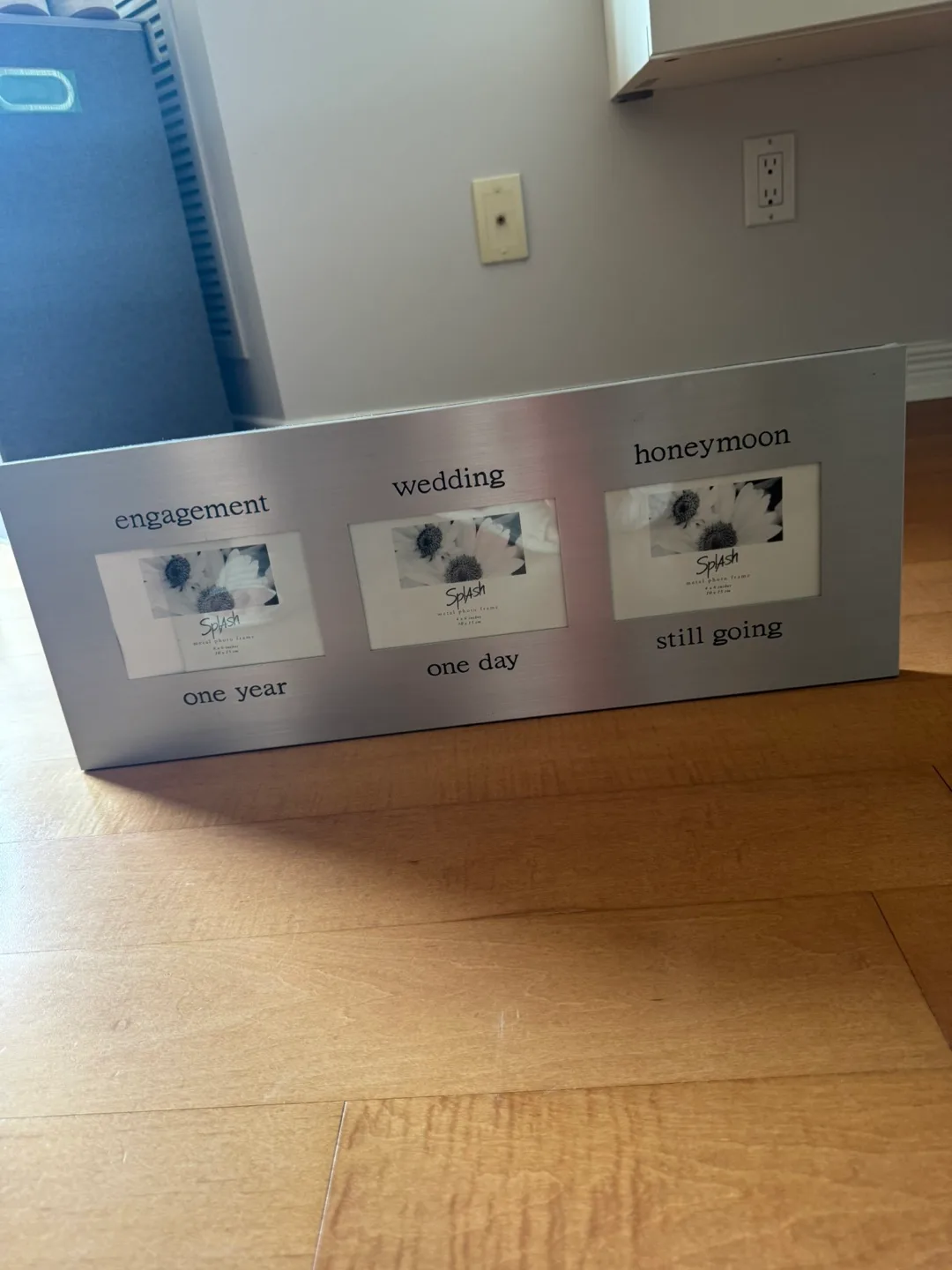Silver 'Engagement Wedding Honeymoon' Picture Frame thumbnail