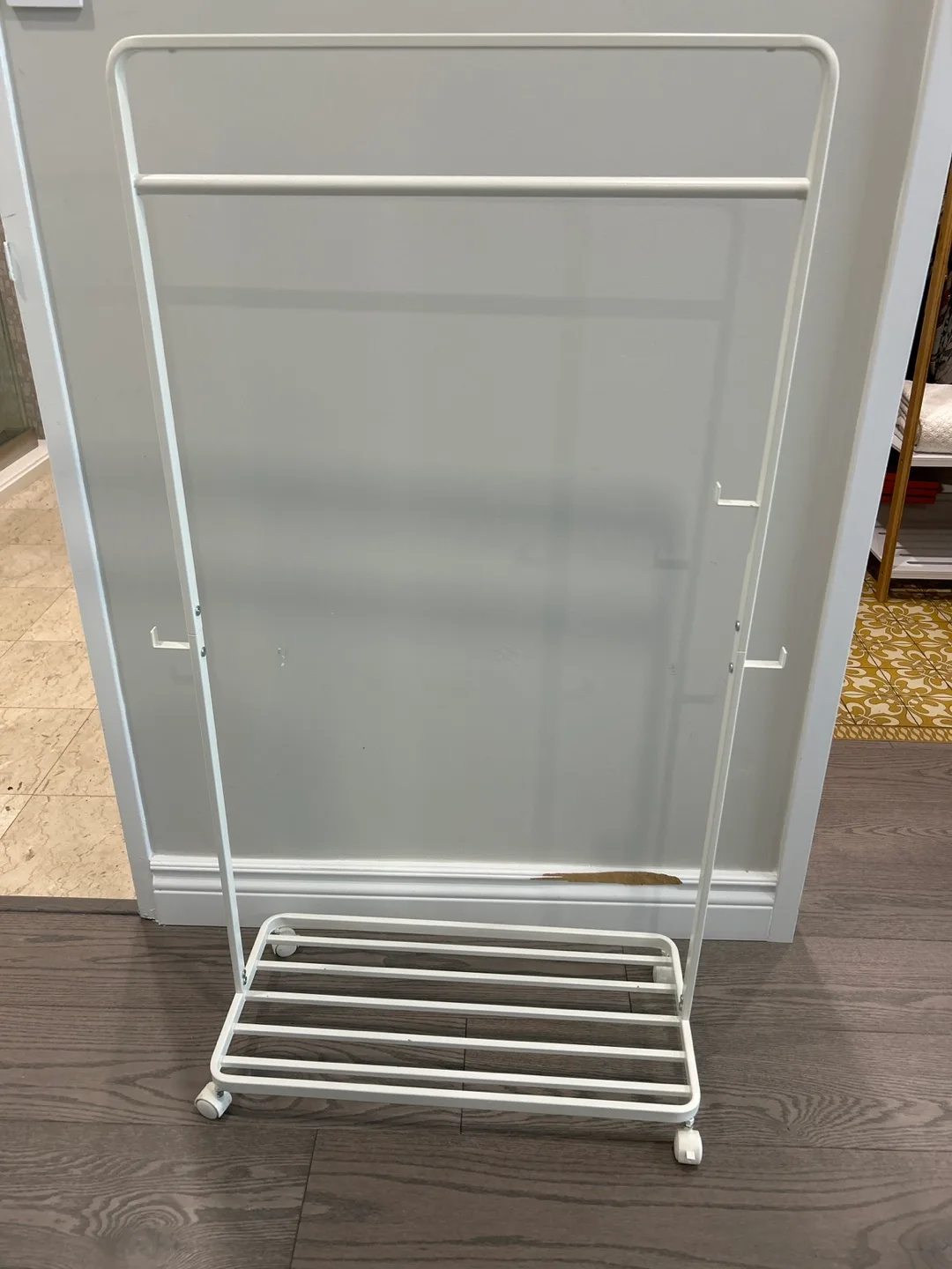 White Clothes Rack thumbnail