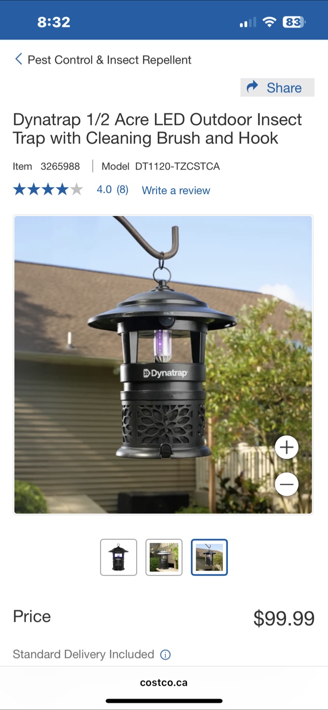 Dynatrap 1/2 Acre LED Outdoor Insect Trap - photo 3