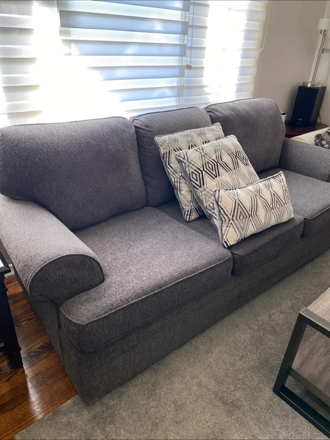 GREY FABRIC SOFA thumbnail