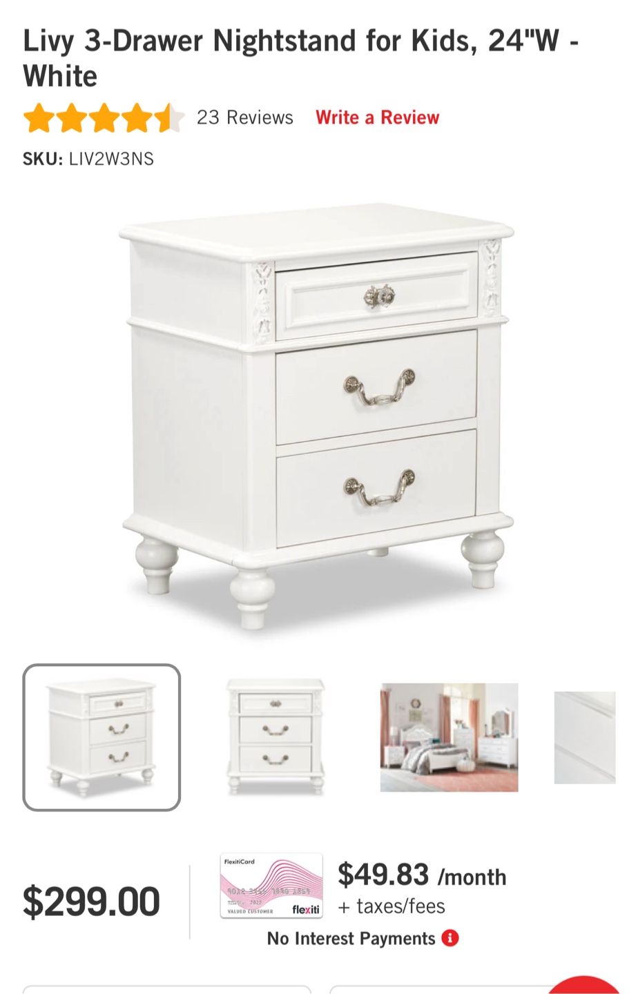 Two Livy nightstands - photo 4