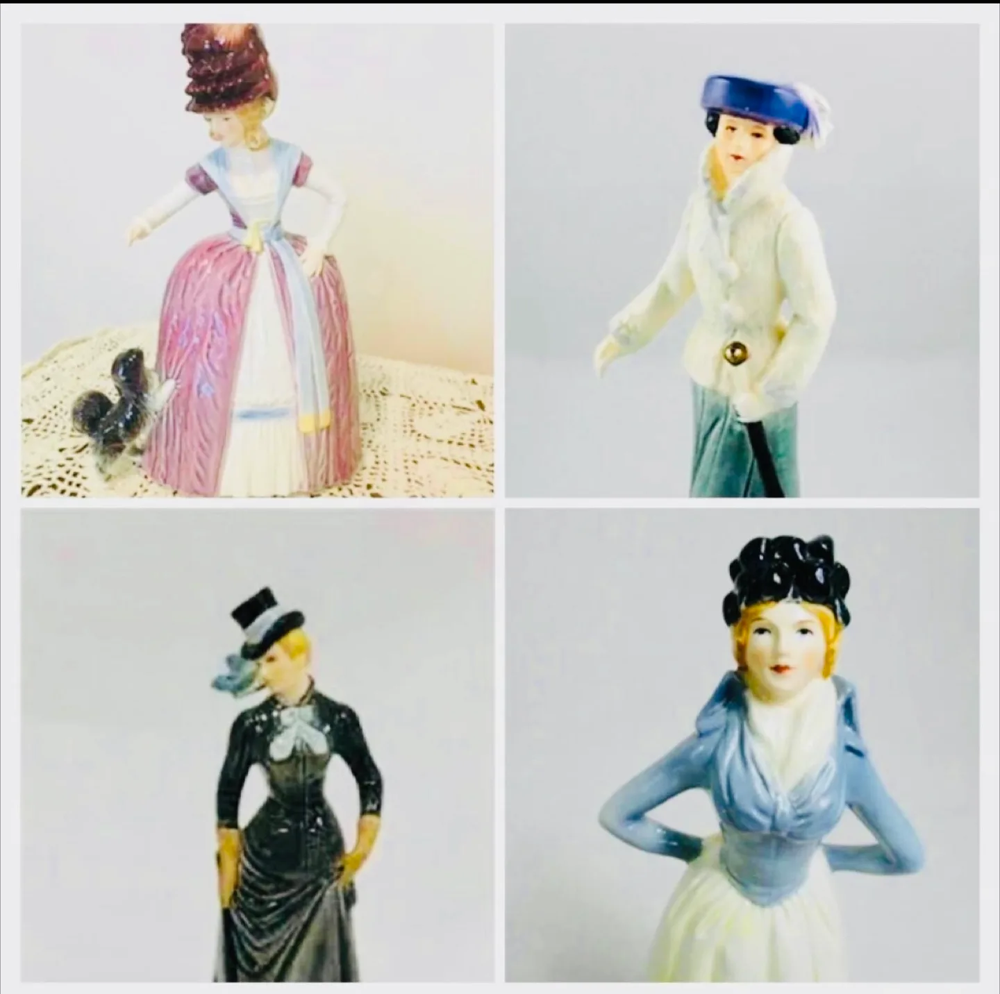FOUR (4) rare vintage 8-inch tall Goebel Hummel Figurine Lots thumbnail