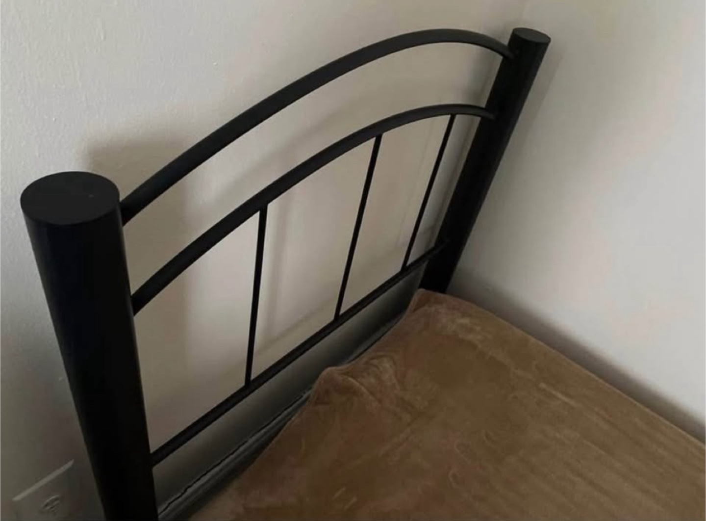 Black Metal Twin Bed Frame