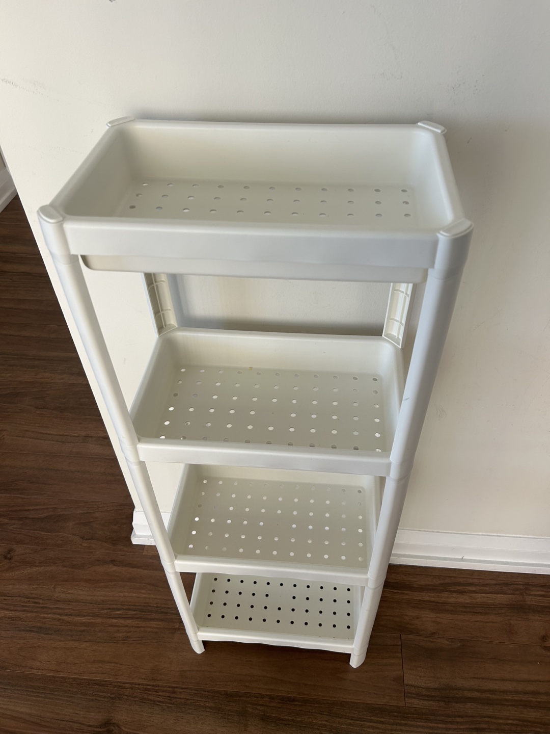IKEA Vesken White Shelf Unit - photo 2