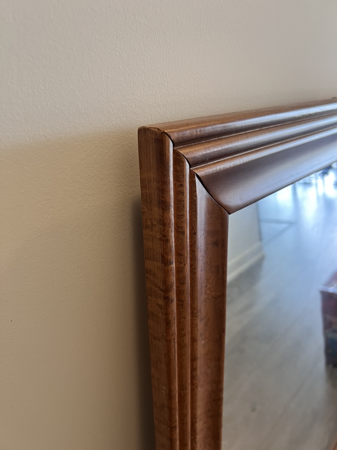 Wood Framed Mirror - photo 2