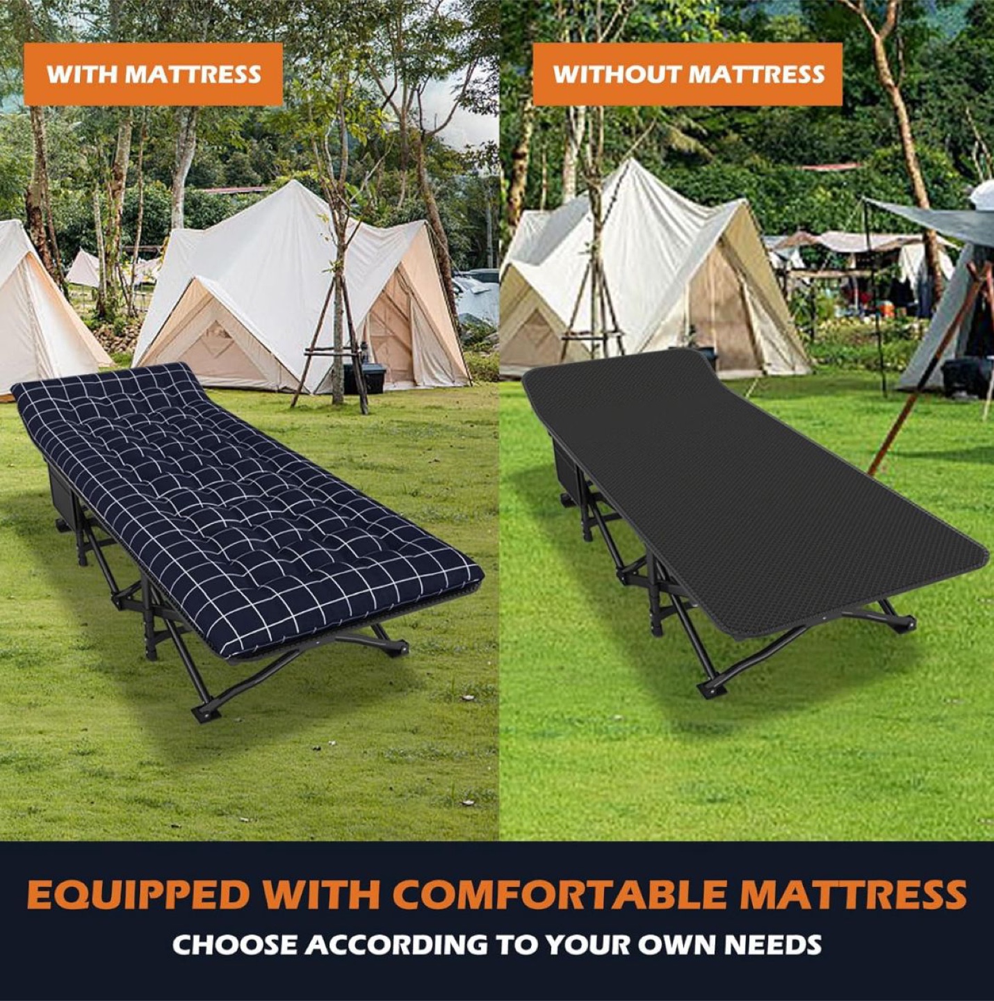 Camping Cot with Comfortable Cushion - photo 5