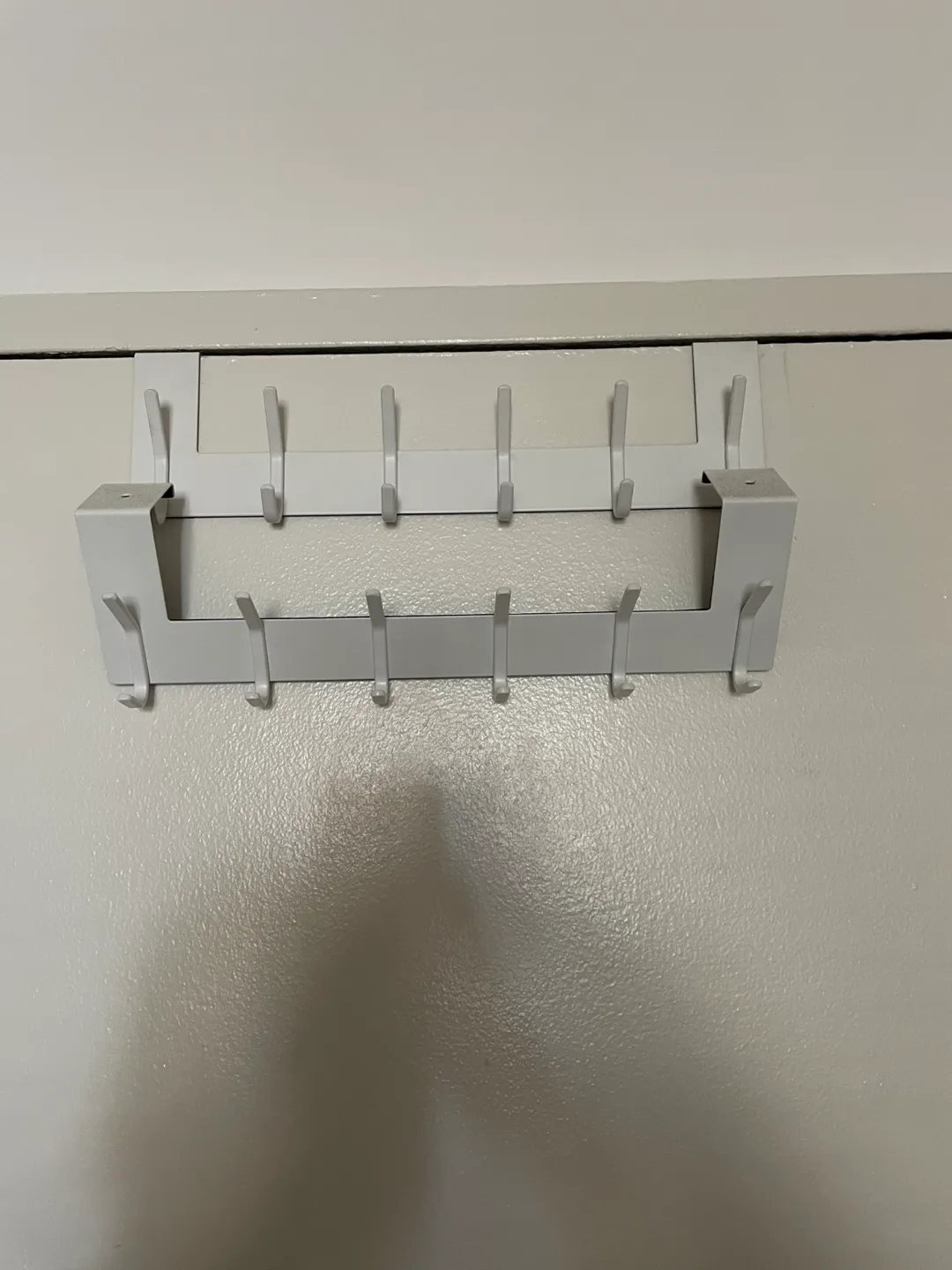 Over-the-Door Hook Rack - White 2pcs thumbnail