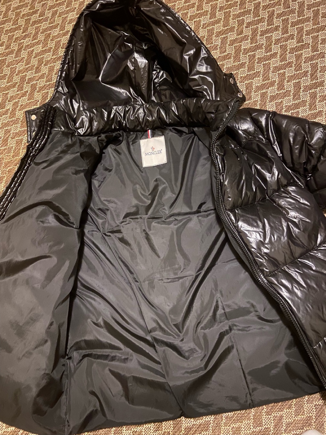 Moncler Black Puffer Jacket