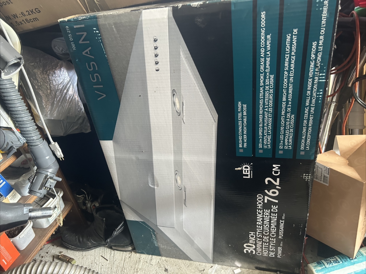 Vissani 30-inch Chimney Style Range Hood