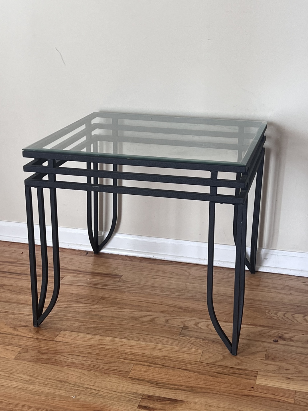 Glass Top Side Table/Centre Table