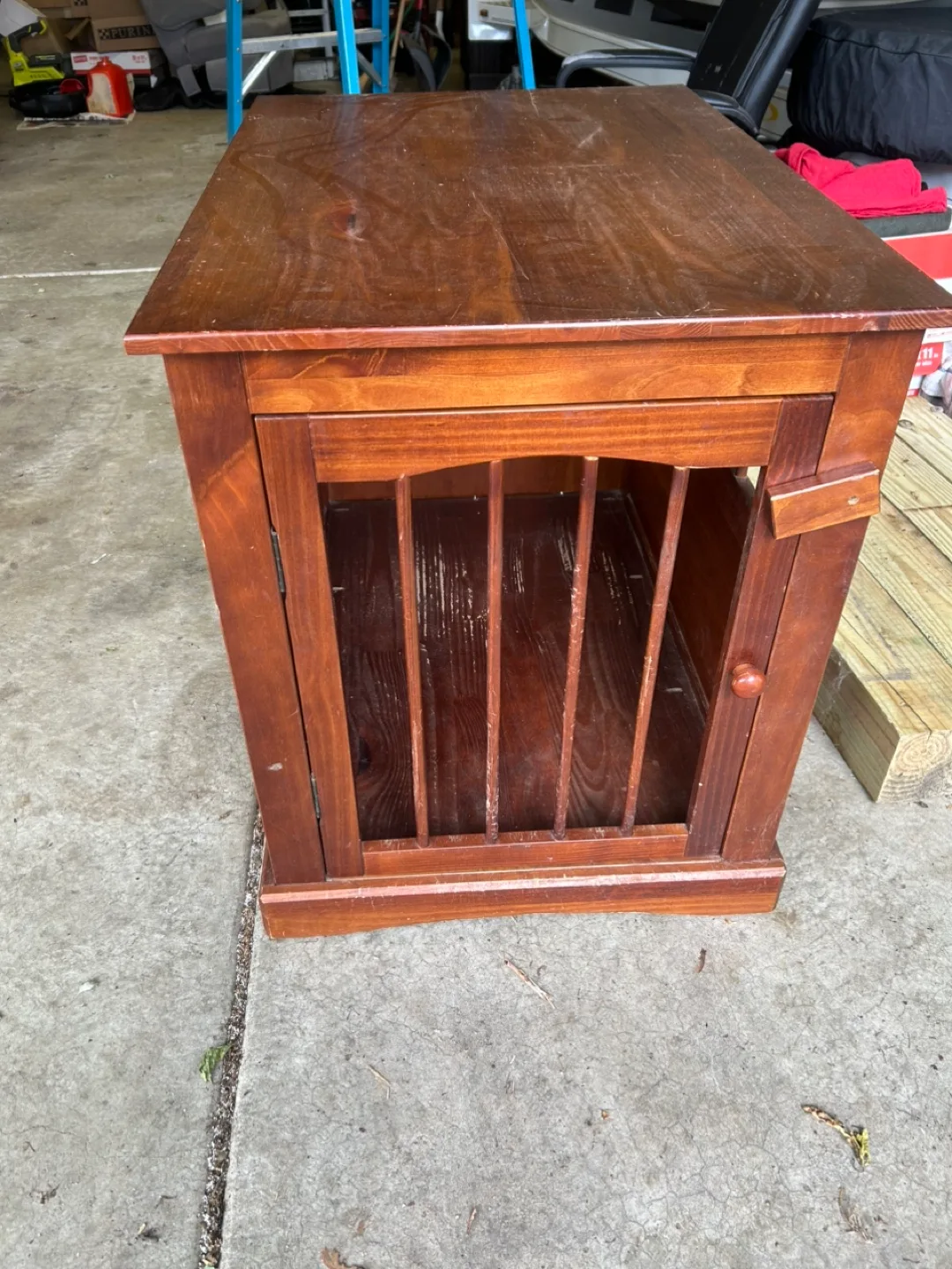 Wood Pet Crate End Table thumbnail