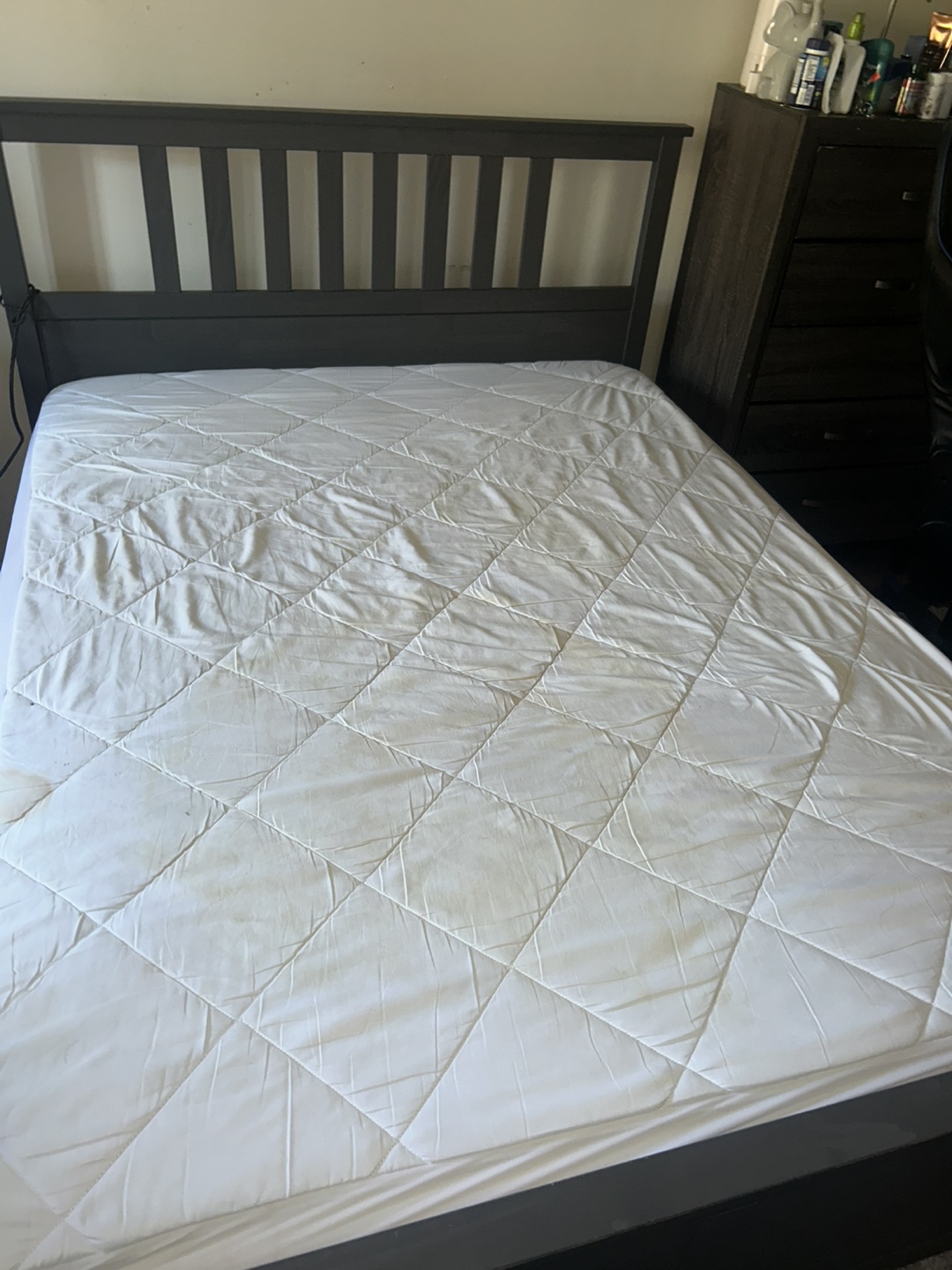 Queen Bed Frame and Mattress - photo 3