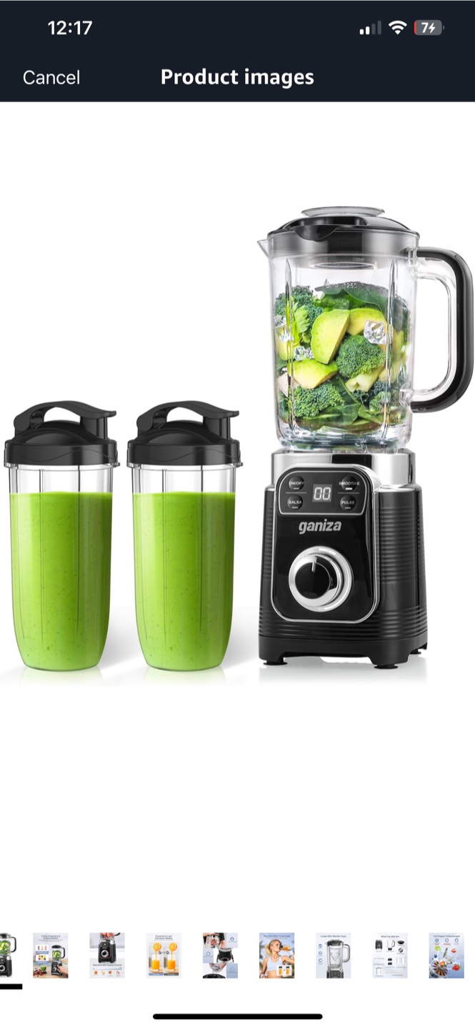 Ganiza Countertop Blender - 12 Piece Set - photo 2