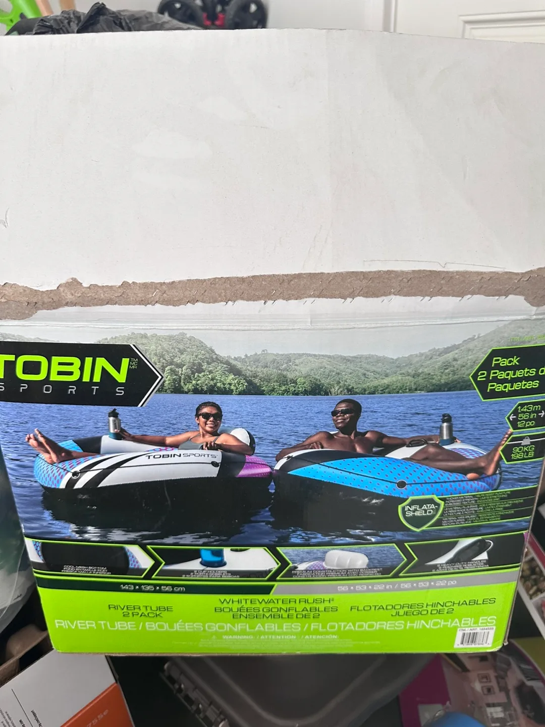 Tobin Sports Whitewater Rush River Tube 2 Pack thumbnail