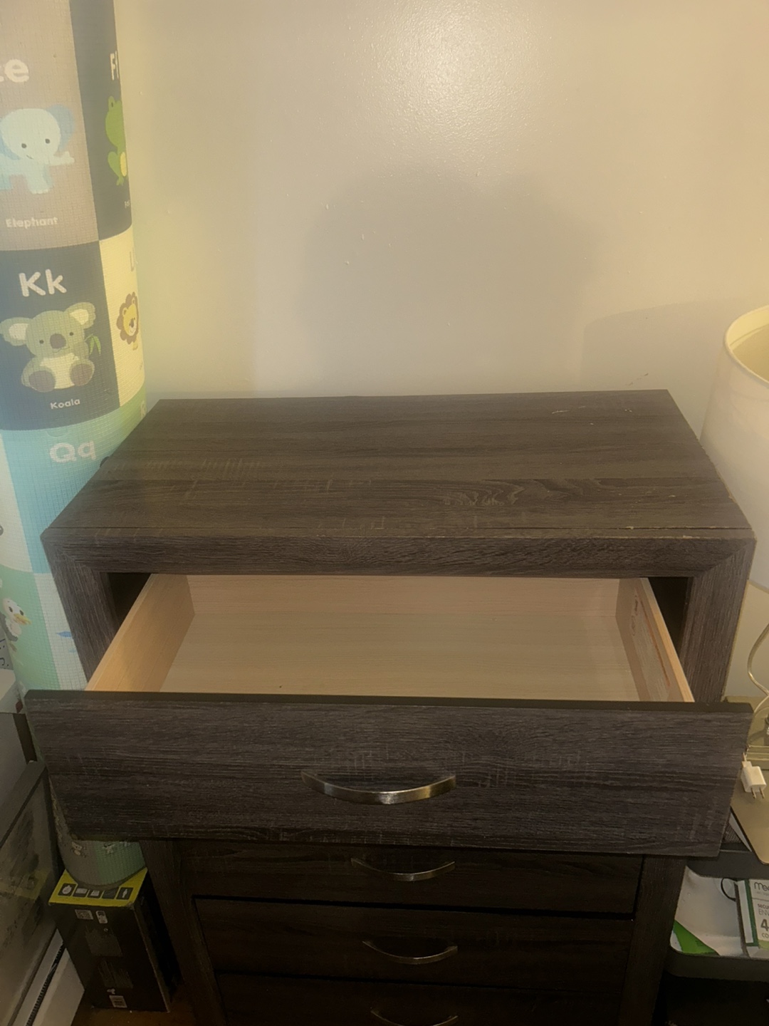 Dark Brown Wood Dresser - photo 2
