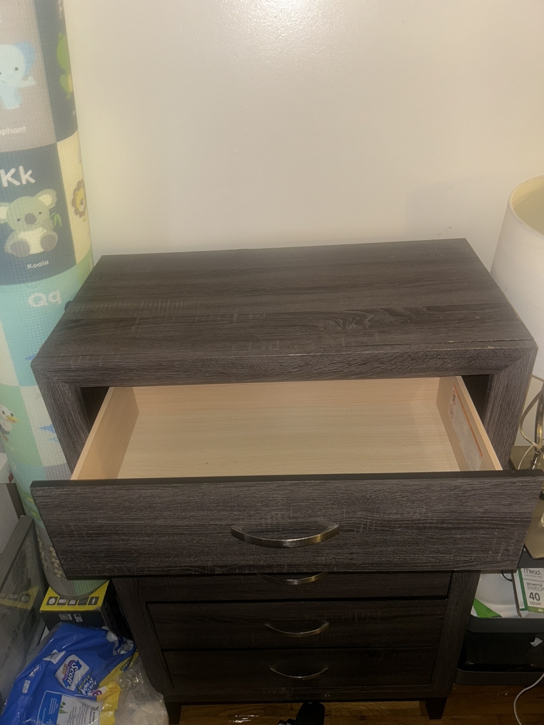 Dark Brown Wood Dresser - photo 3