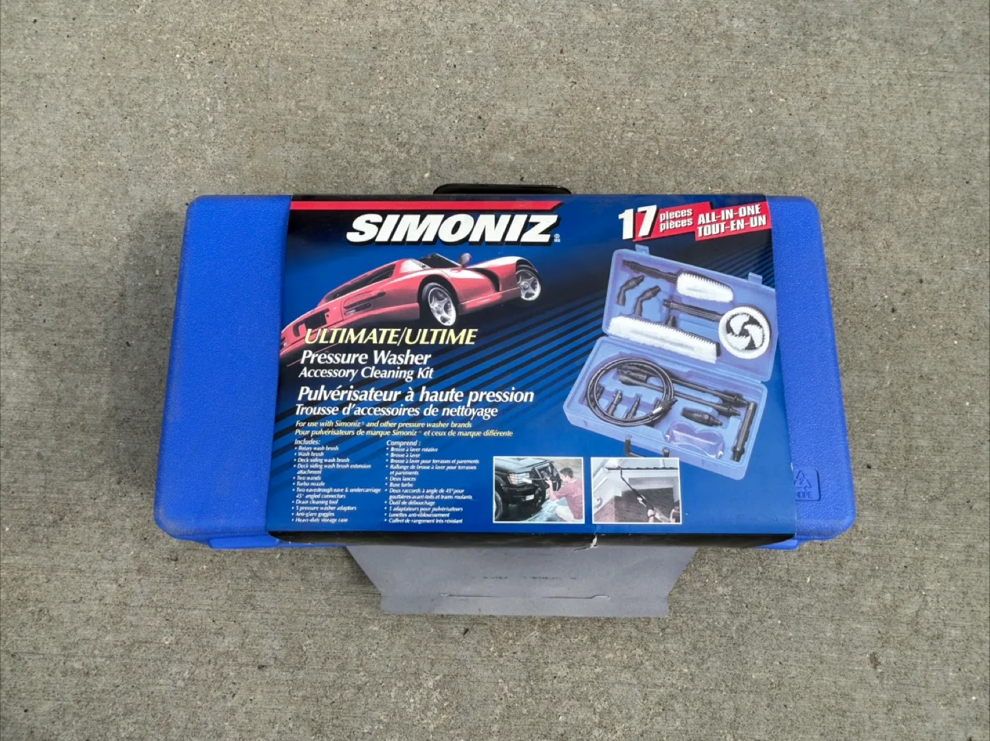 Simoniz 17 Piece Pressure Washer Accessory Car Wash Cleaning Kit thumbnail