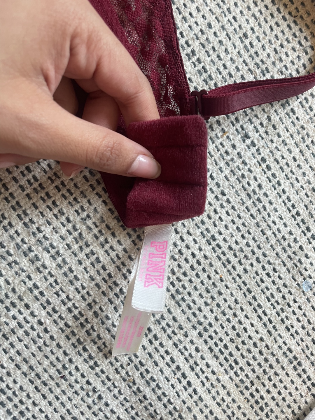 PINK Victoria's Secret Bras - Burgundy & Teal - photo 3