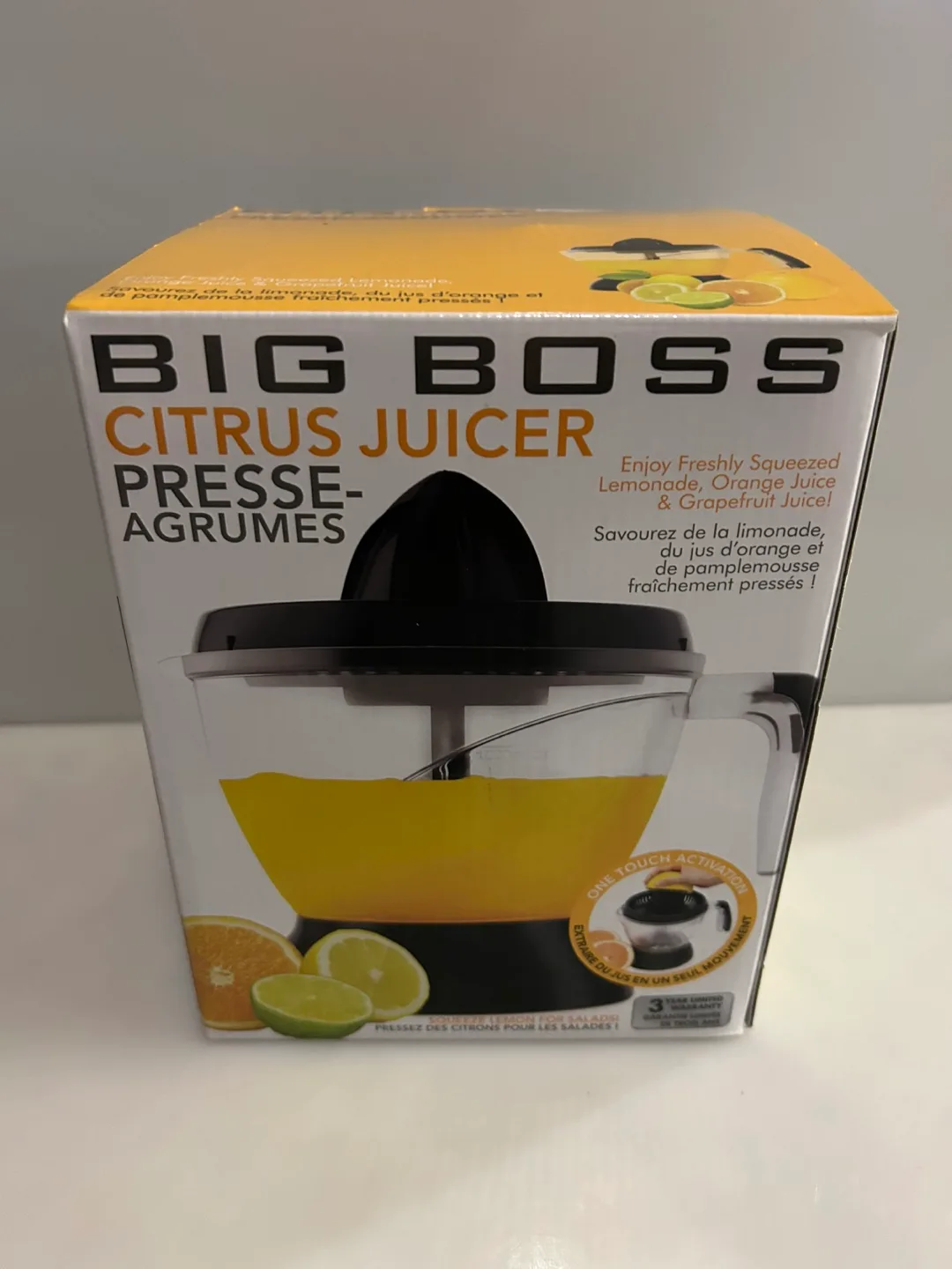 New Big Boss Citrus Juicer - New in box thumbnail