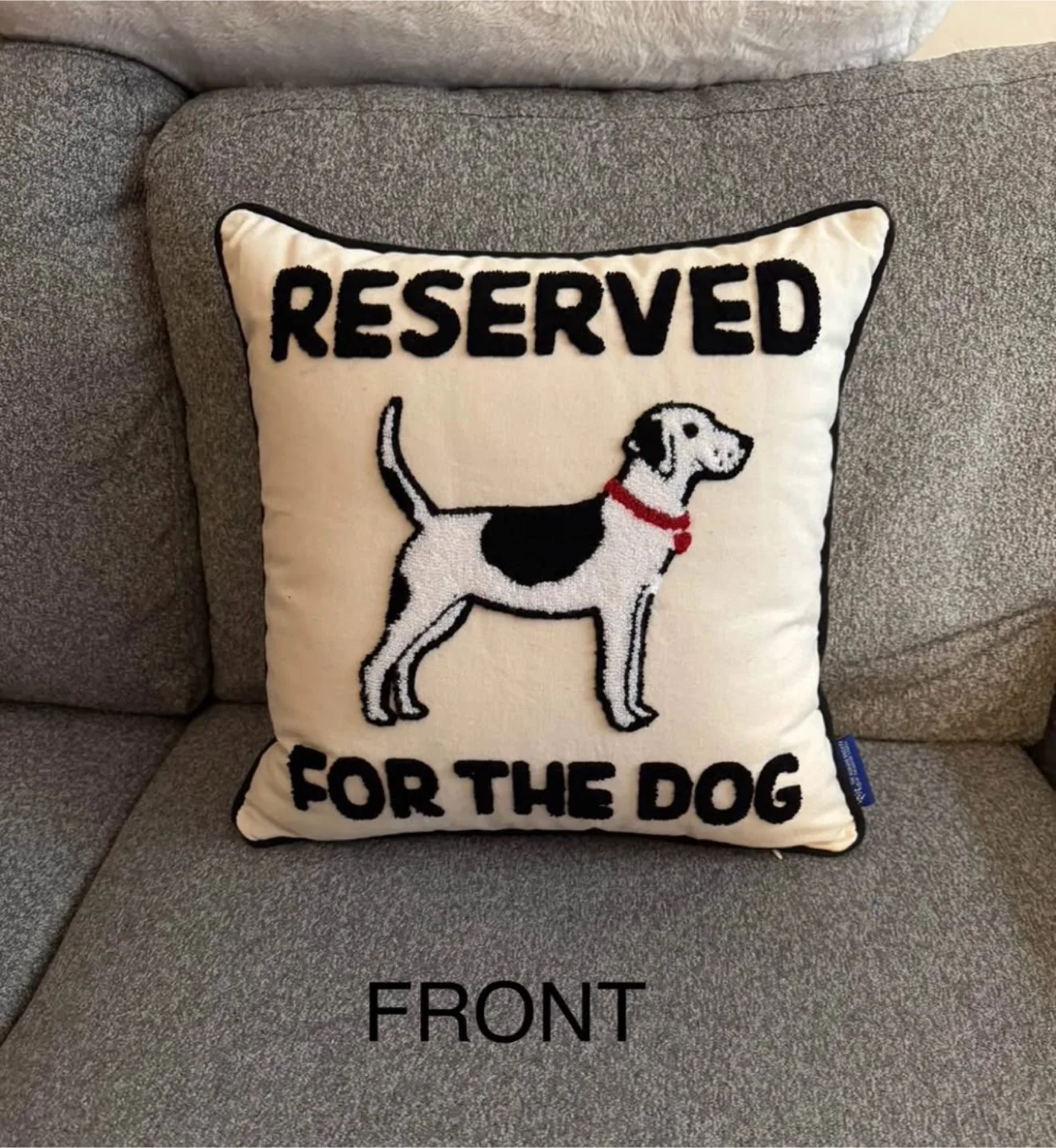 Reserved for the Dog Pillow thumbnail