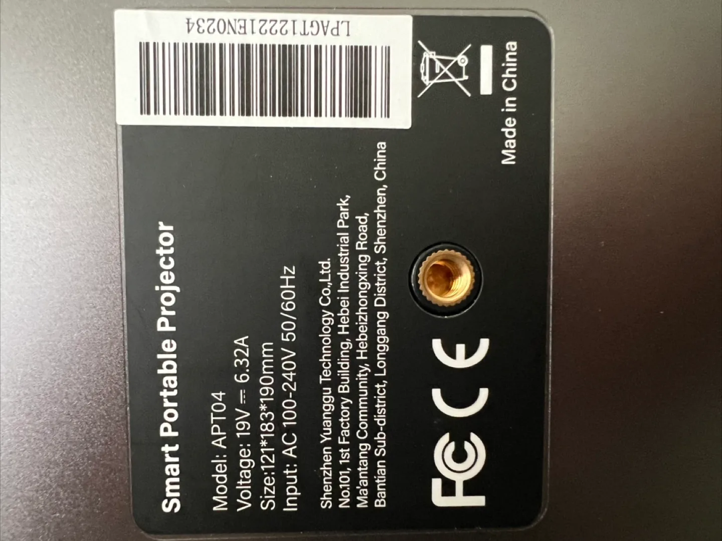 Jireno Smart Portable Projector image indicator(2)