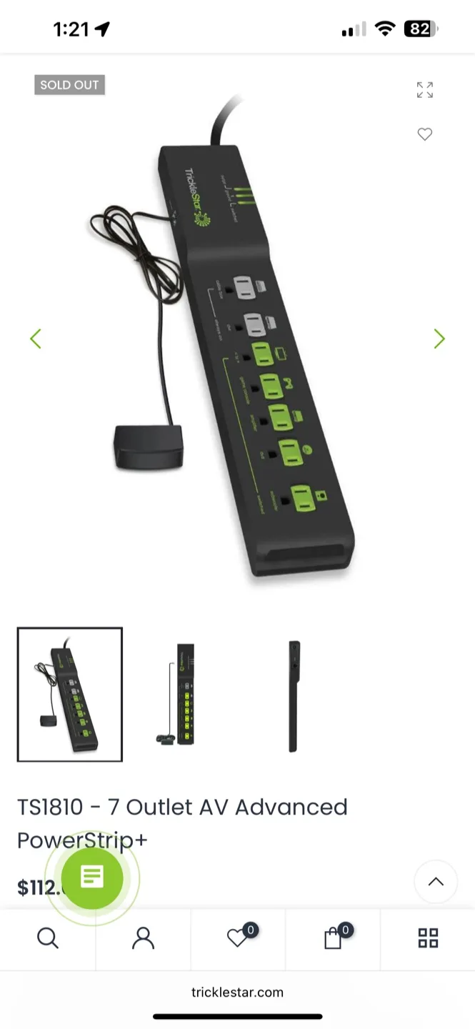 Brand New Power Bar- surge protector, IR sensor image indicator(2)