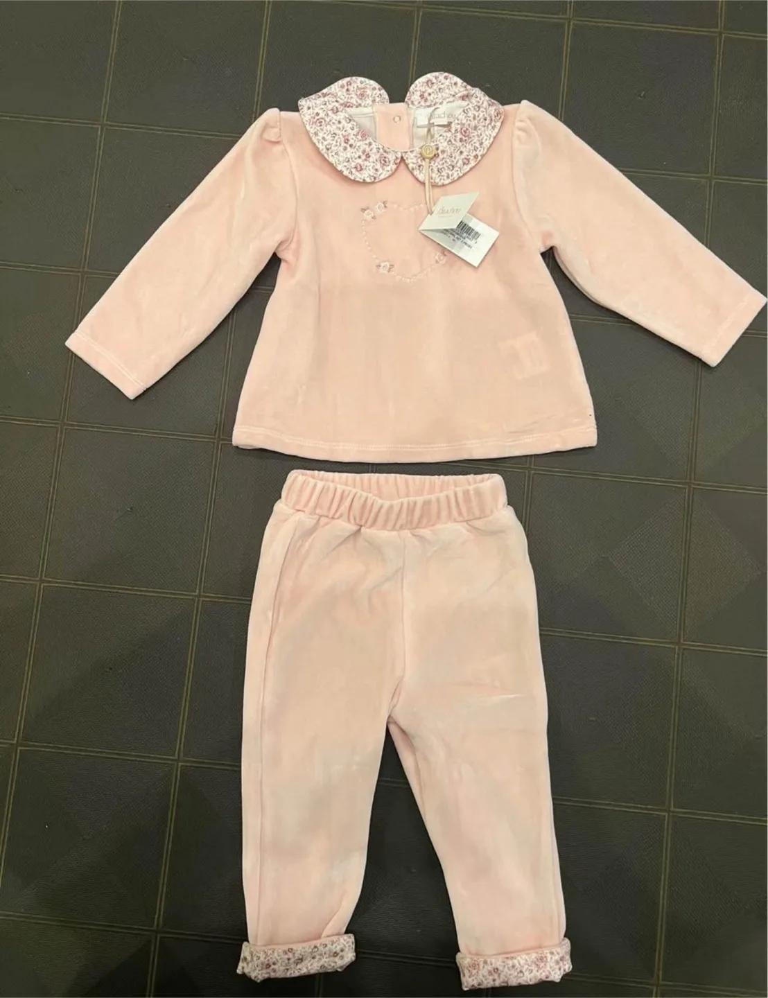 Patachou Baby Outfit Set - Dusty Pink thumbnail