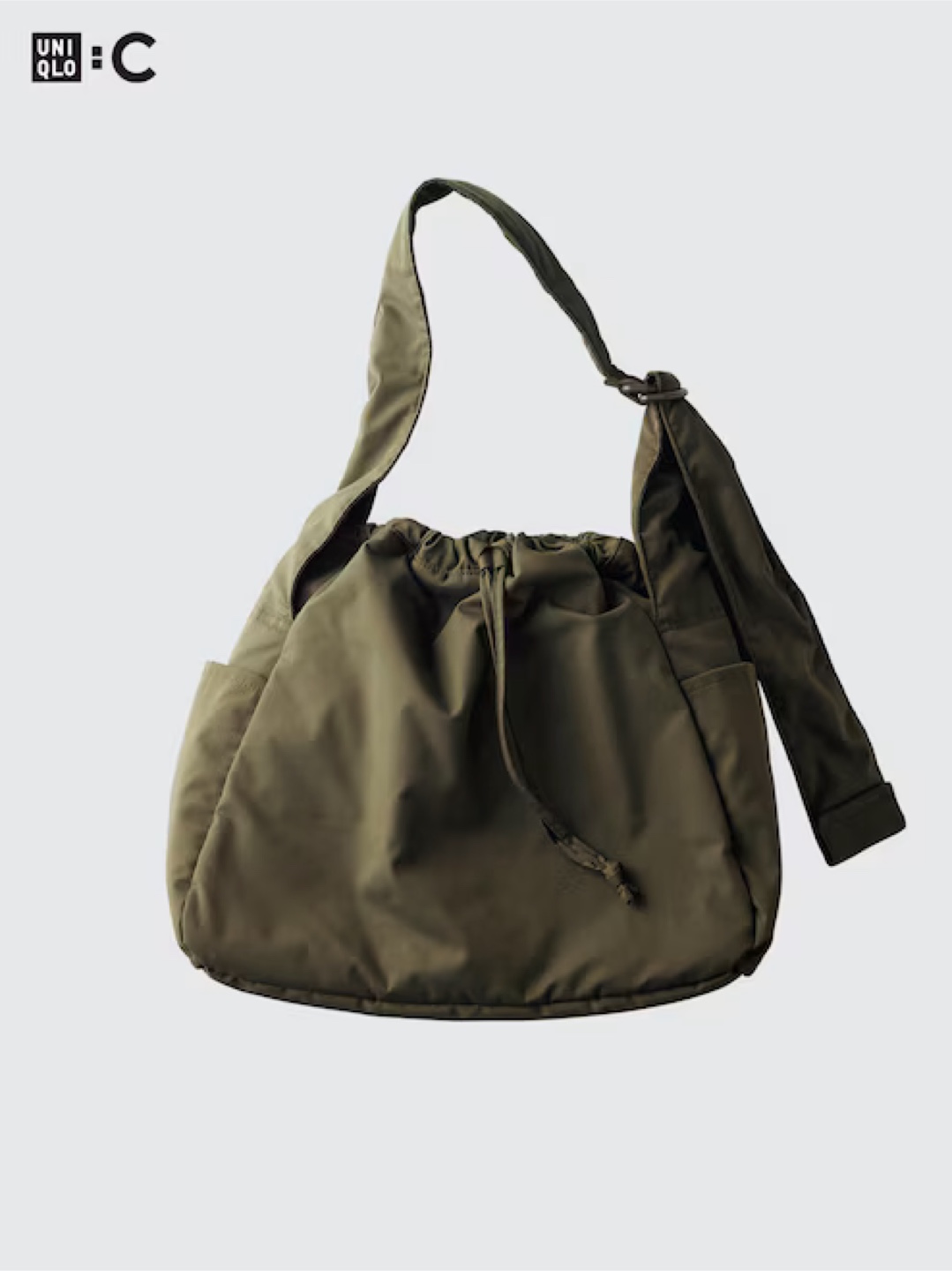 UNIQLO Puffy Shoulder Bag - Olive - photo 4