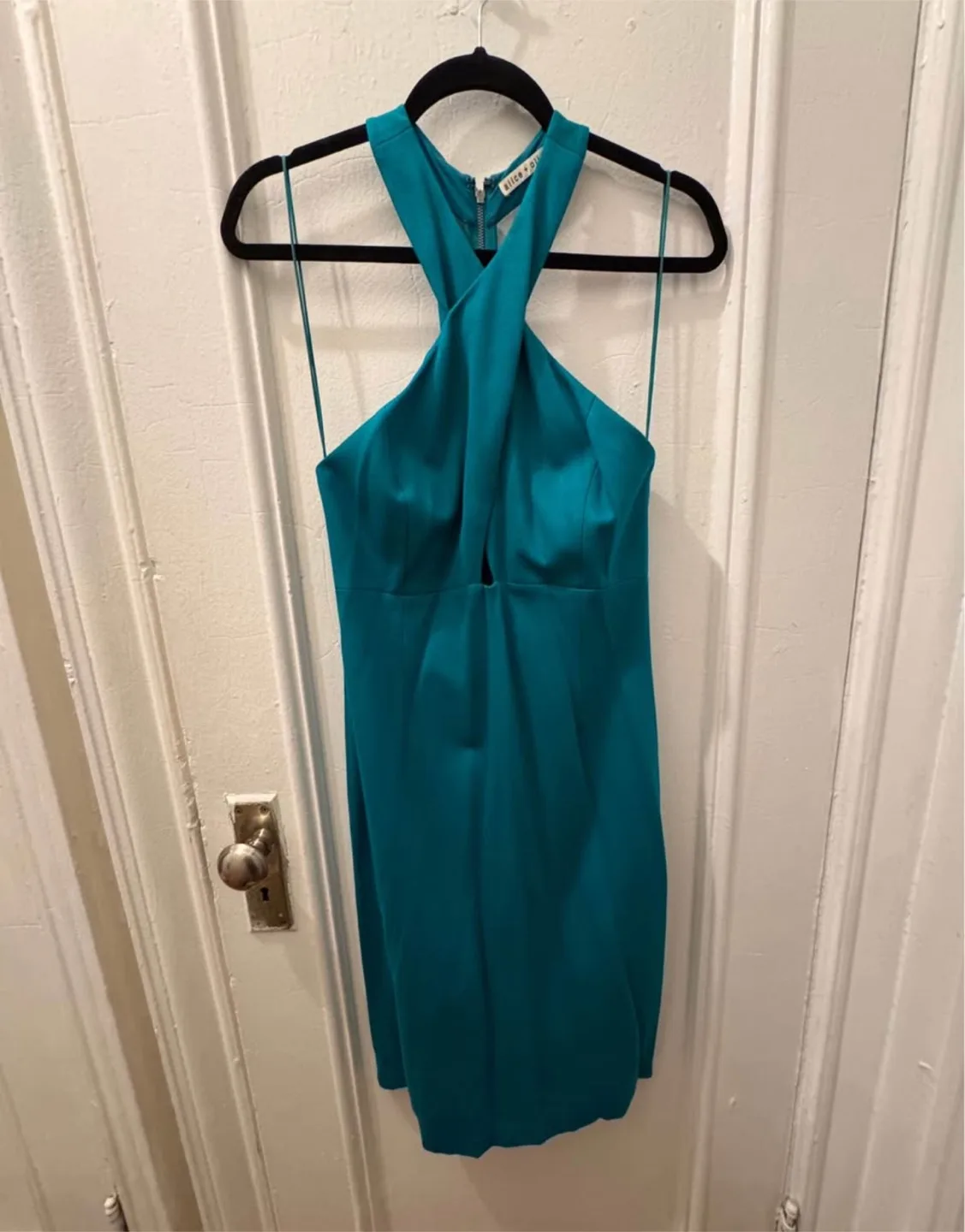 Alice + Olivia Dress, Size 10, Teal thumbnail