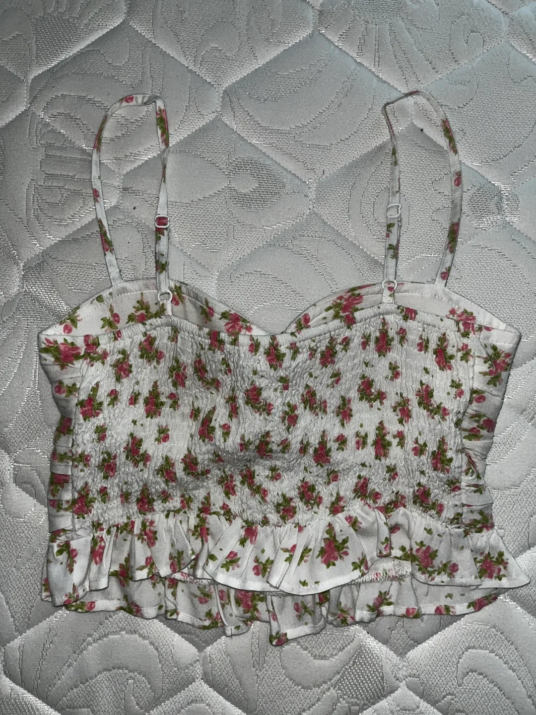 Floral Print Corset Top image indicator(2)