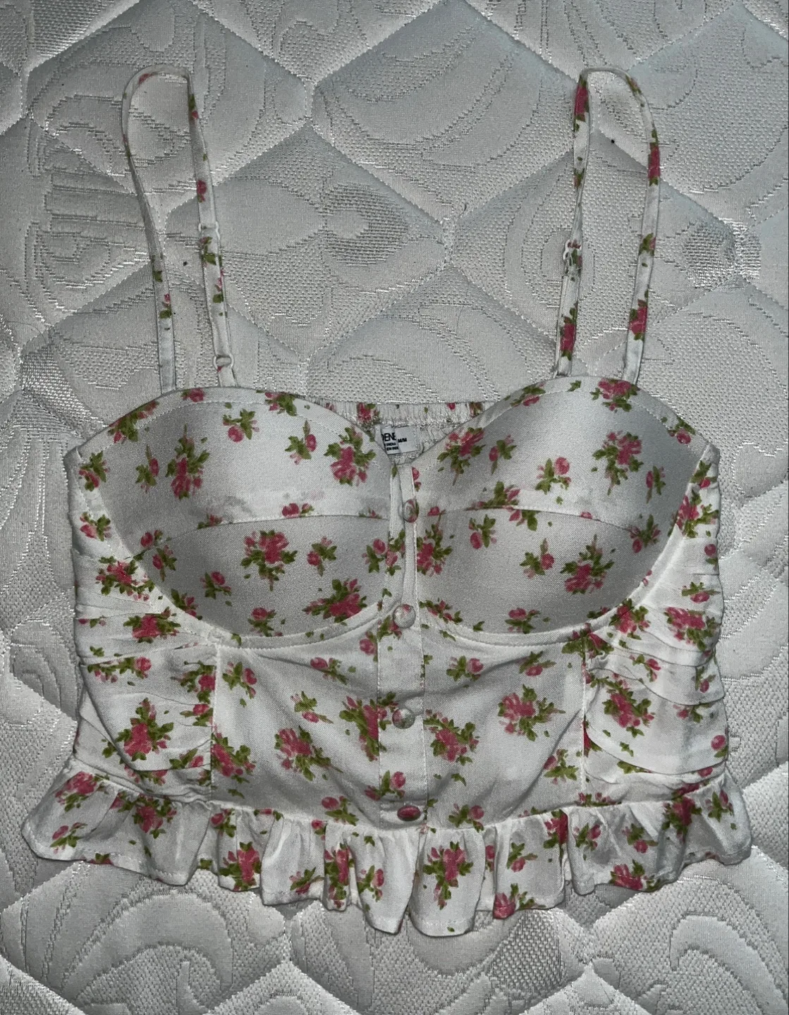 Floral Print Corset Top thumbnail