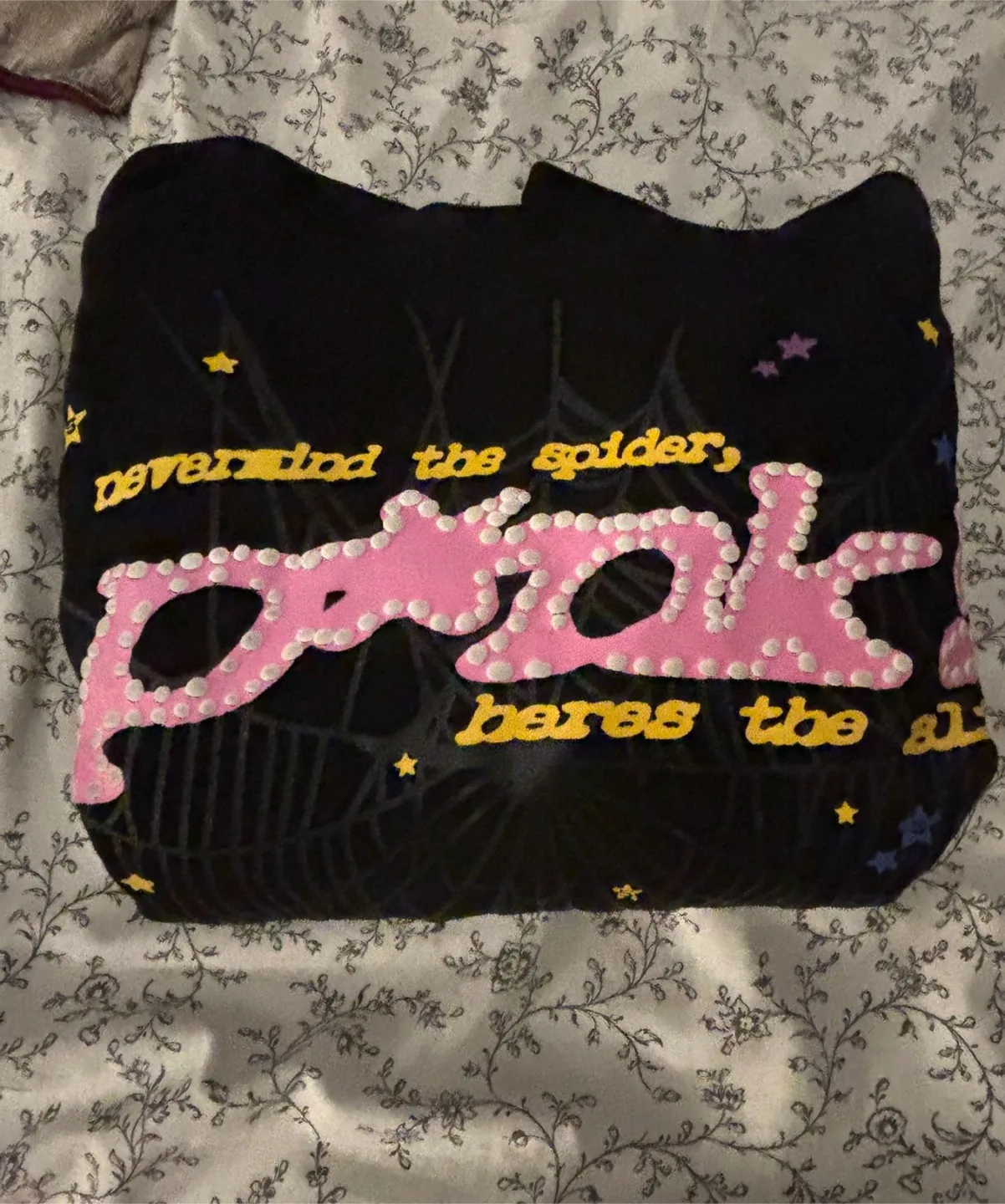 Pink! Black Hoodie - Size M thumbnail