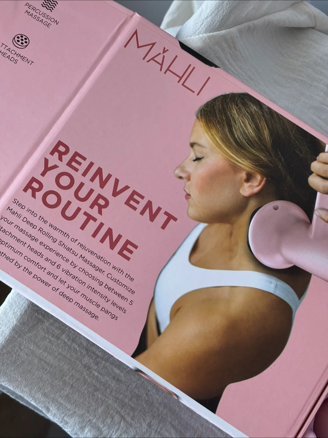 MÄHLI Deep Rolling Shiatsu Massager - New in Box! image indicator(2)