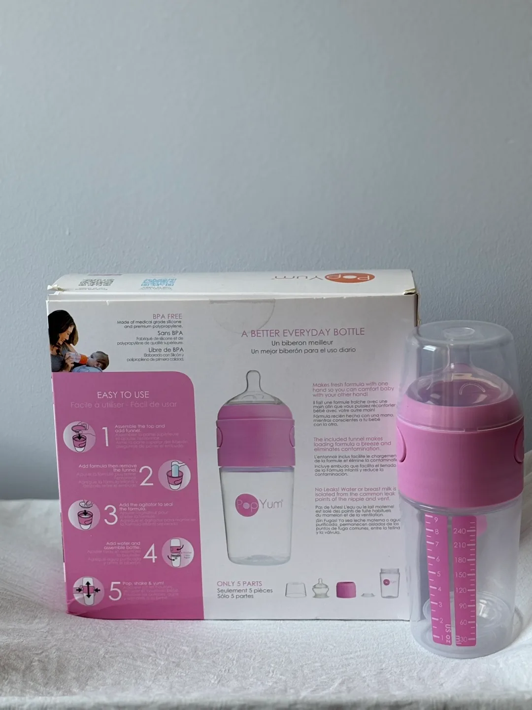 PopYum 9oz/260ml Baby Bottle image indicator(2)