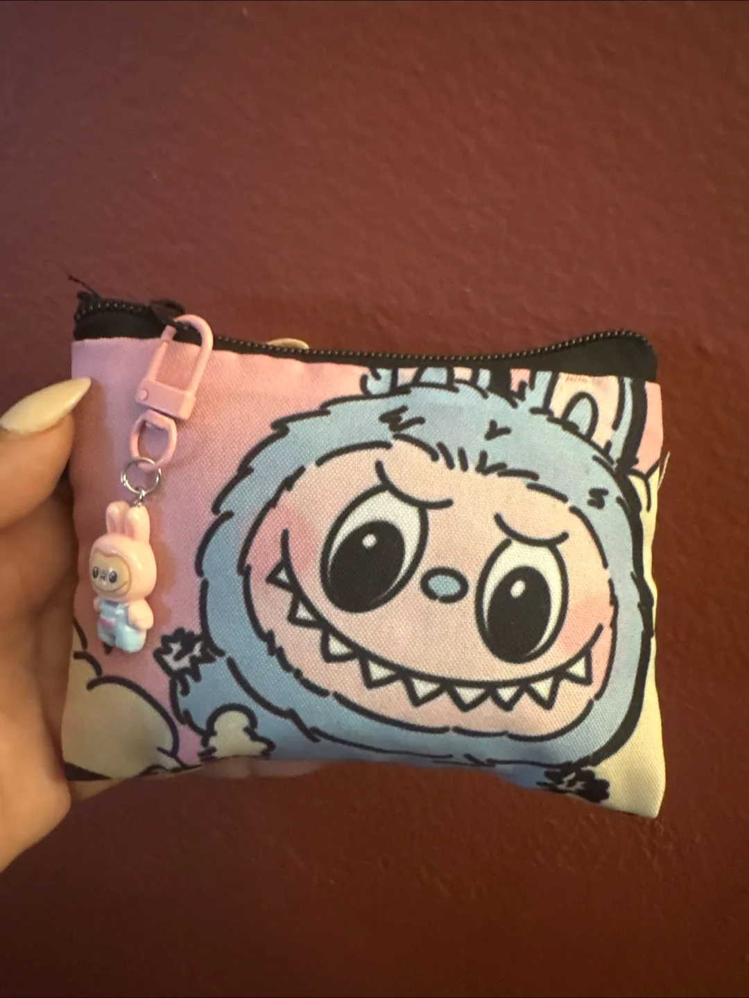 LABUBU Cute Monster Pouch with Charm New thumbnail
