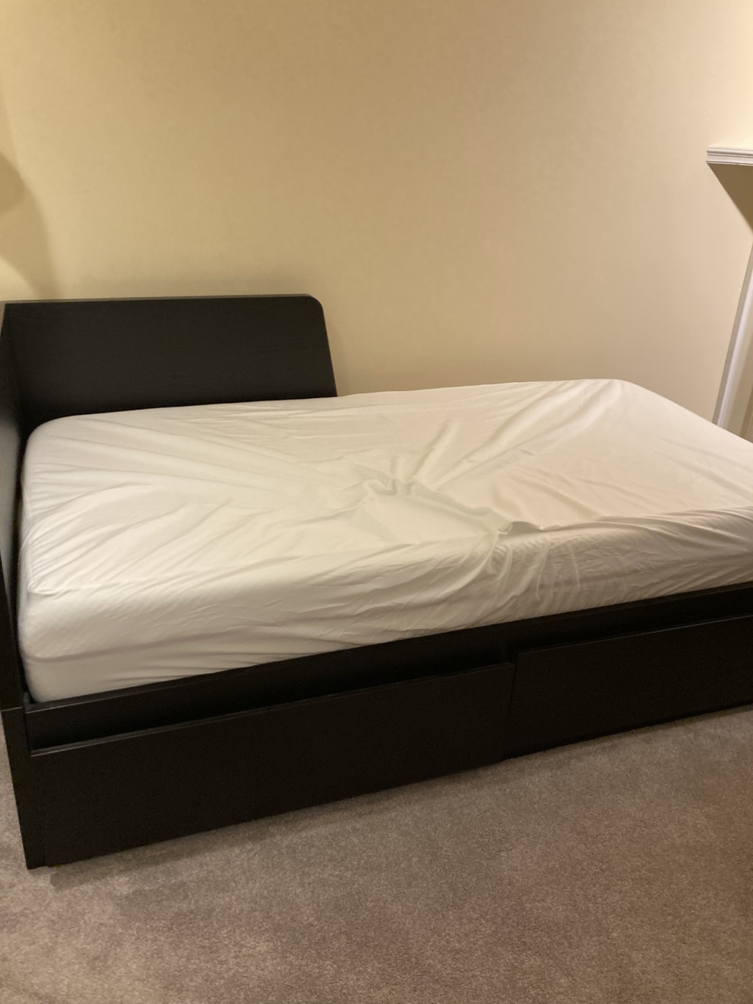 IKEA day/single Bed Frame with Storage - Brown