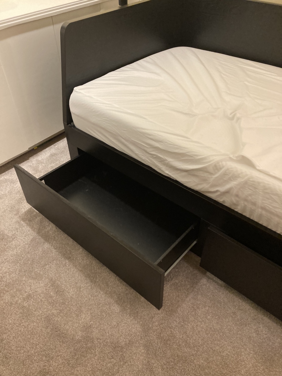 IKEA day/single Bed Frame with Storage - Brown - photo 3